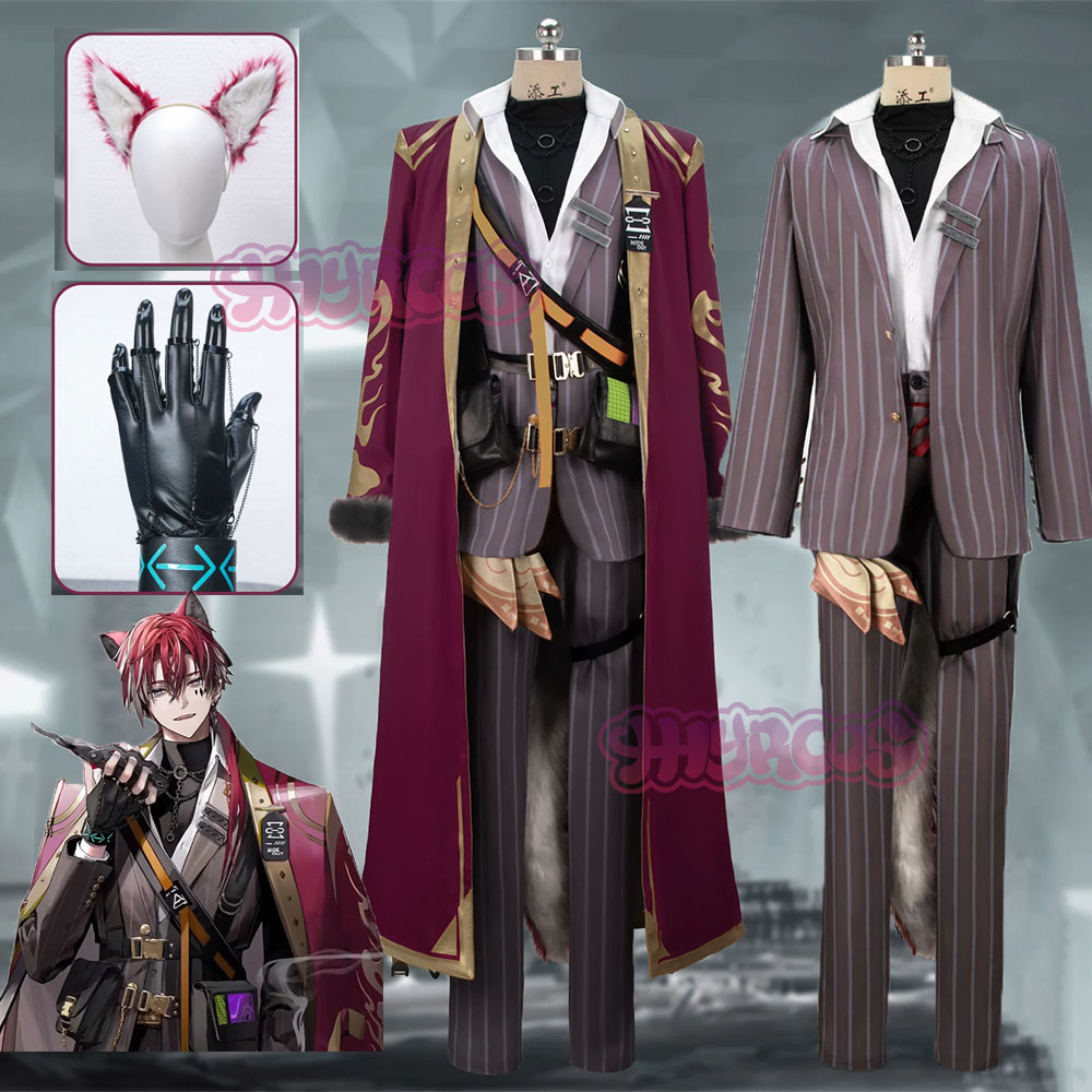 Anime Cosplay Festival - Arknight Dmitri Czertard 코스프레 의상 귀