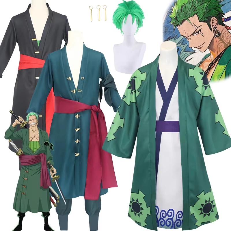 Cosplay Anime Zoro - 빌리빌리 로로노아 조로 코스프레 의상 애니메이션