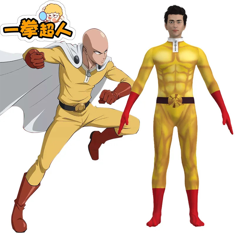 Anime Cosplay One Punch Man - 새로운 할로윈 코스프레 원펀맨 코스프레 의상
