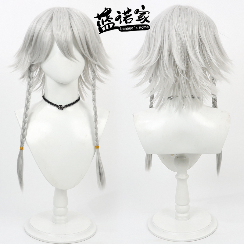 Cosplay Anime White Hair - 합성 머리 아이자요이 사쿠야 코스프레 가발