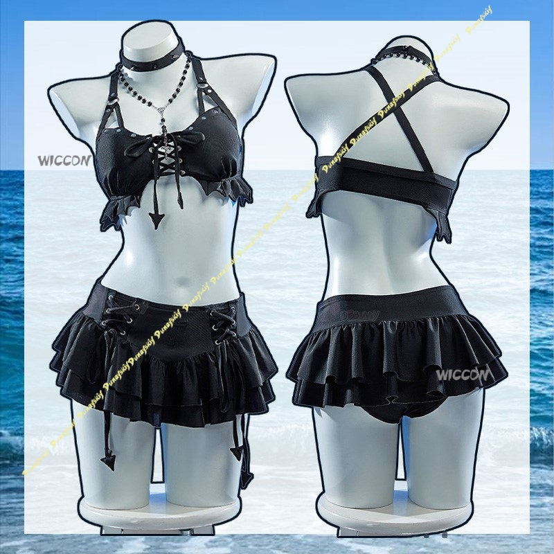 Anime Cosplay Black Girl - 코스프레 의상 소녀 섹시 수트 미