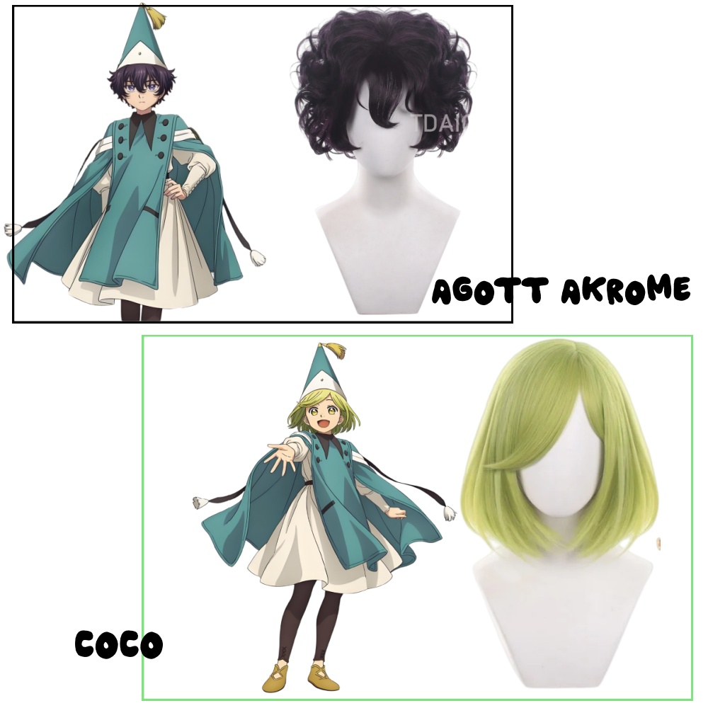 Cosplay Anime Black Hair - 마녀 모자 아틀리에 아고트 아크롬 코코
