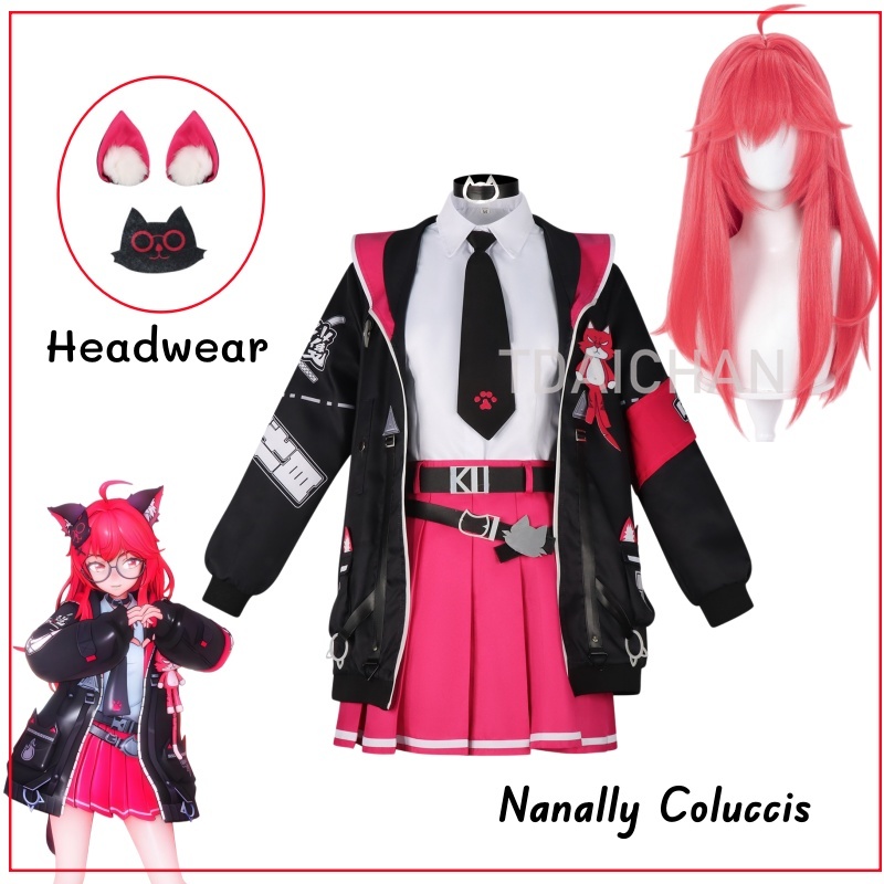 Anime Cosplay Pink - Neverness To Everness Nanally Coluccis 코스프레