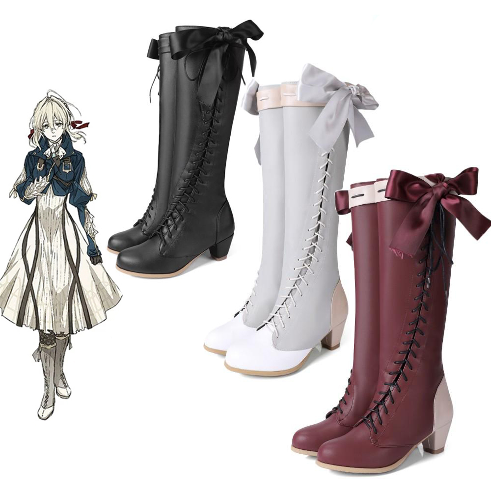 Violet Evergarden Dress - 바이올렛 에버가든 애니메이션 캐릭터 신발 코스프레