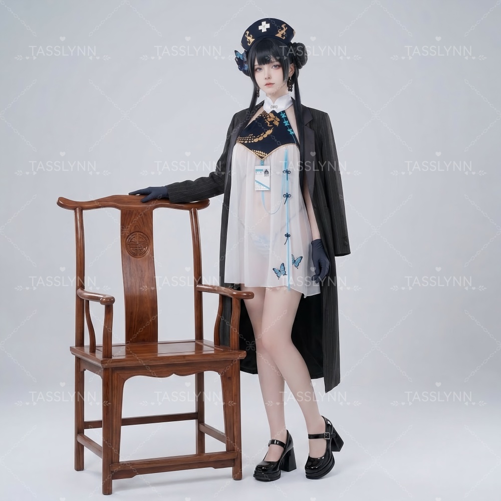 Anime Cosplay Nurse - 블루 아카이브 키사키 간호사 코스프레 의상