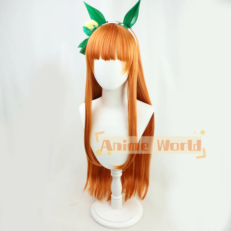 애니메이션 우마 무스메 프리티 더비 사일런스 스즈카 코 - Anime Cosplay Orange Hair 리뷰 및 가격