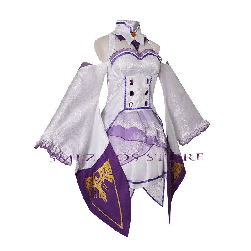 에밀리아 코스프레 애니메이션 Re Zero Kara H - Anime Cosplay Dresses 리뷰 및 가격