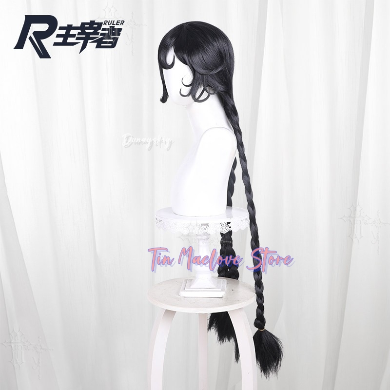 검은색 땋은 머리카락과 둥근 모조 두피 탑 자다구르 몽 - Cosplay Anime Black Hair 리뷰 및 가격