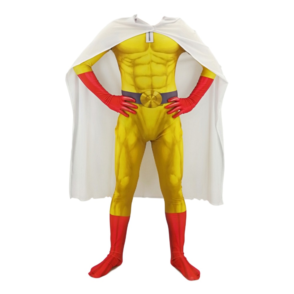 애니메이션 원펀맨 코스프레 의상 사이타마 바디수트 슈퍼 - Anime Cosplay One Punch Man 리뷰 및 가격