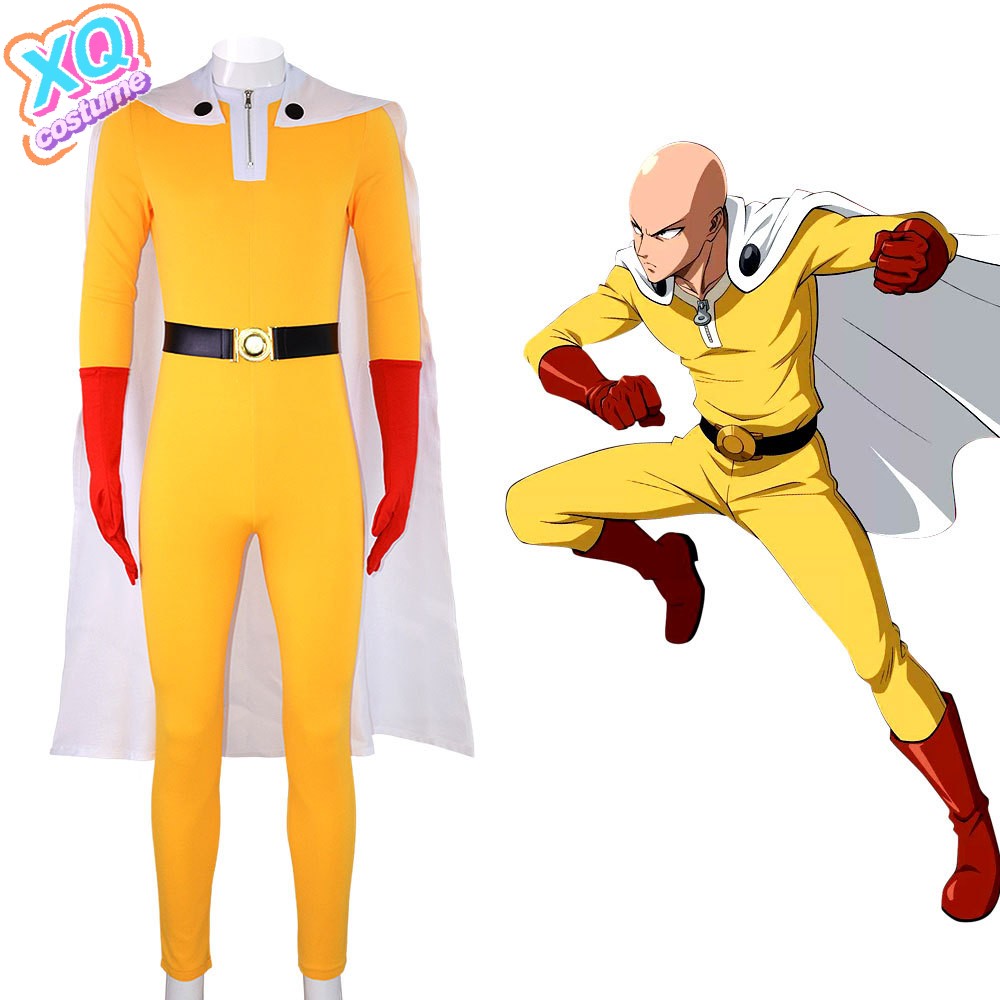 애니메이션 원펀맨 사이타마 코스프레 의상 남성용 할로윈 - Anime Cosplay One Punch Man 리뷰 및 가격