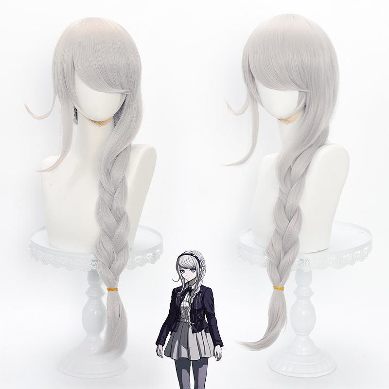 애니메이션 백 라인 라스트 디펜스 아카데미 키리후지 노 - Cosplay Anime White Hair 리뷰 및 가격