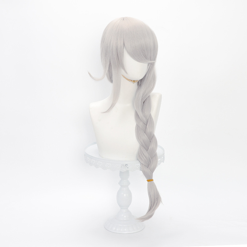 애니메이션 백 라인 라스트 디펜스 아카데미 키리후지 노 - Cosplay Anime White Hair 리뷰 및 가격