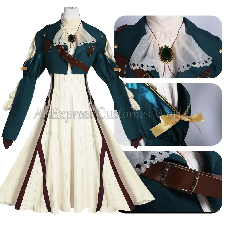 CyAnime Violet Evergarden 코스프레 - Violet Evergarden Dress 리뷰 및 가격