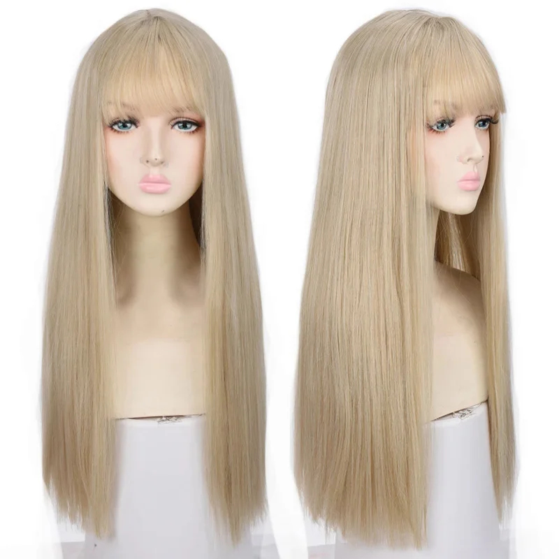 2026 Houyan 합성 긴 직모 가발 코스프레 로리 - Cosplay Anime Black Hair 리뷰 및 가격