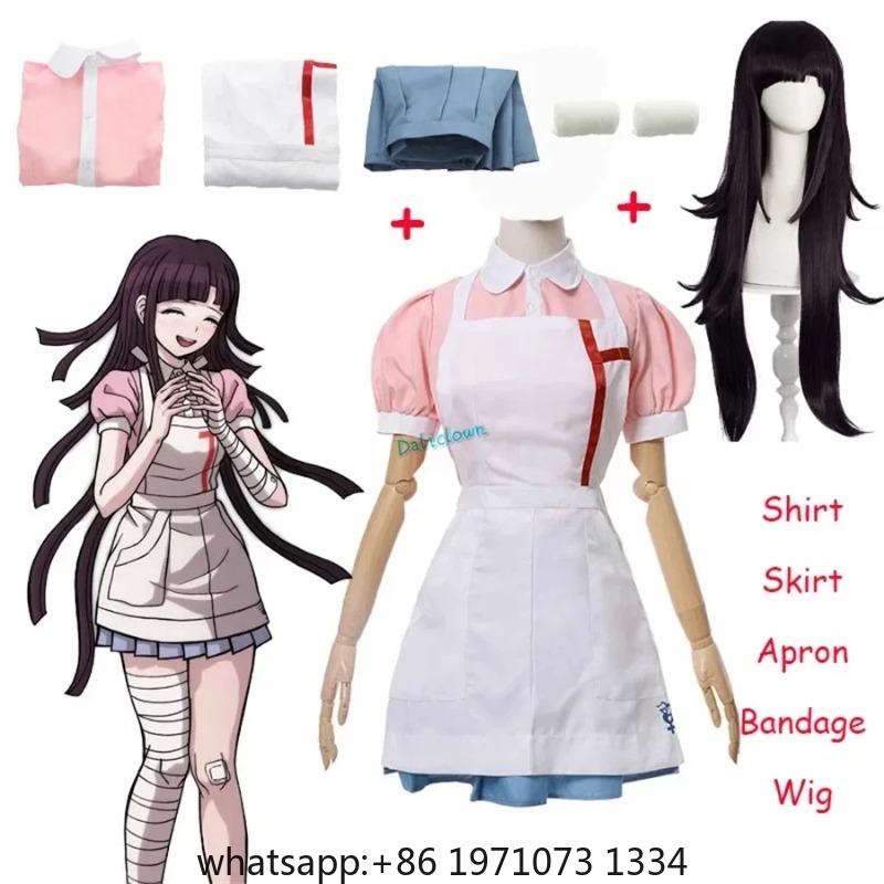 Danganronpa Mikan Tsumiki 코스프레 - Anime Cosplay Nurse 리뷰 및 가격
