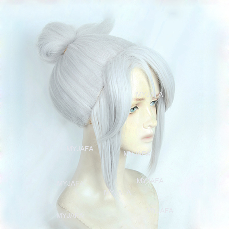 고품질 제트 코스프레 가발 게임 발로란트 제트 실버 화 - Cosplay Anime White Hair 리뷰 및 가격