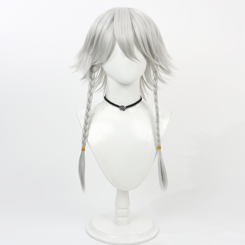 합성 머리 아이자요이 사쿠야 코스프레 가발 토우호 아이 - Cosplay Anime White Hair 리뷰 및 가격