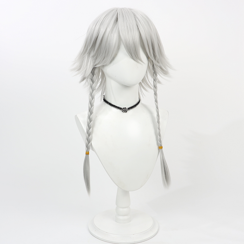 합성 머리 아이자요이 사쿠야 코스프레 가발 토우호 아이 - Cosplay Anime White Hair 리뷰 및 가격