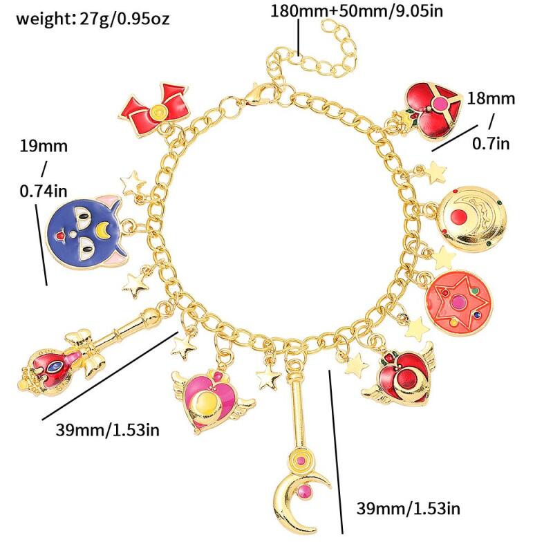 일본 애니메이션 상품 세일러문 금속 소재 팔찌 별 마법 - Sailor Moon Wand 리뷰 및 가격