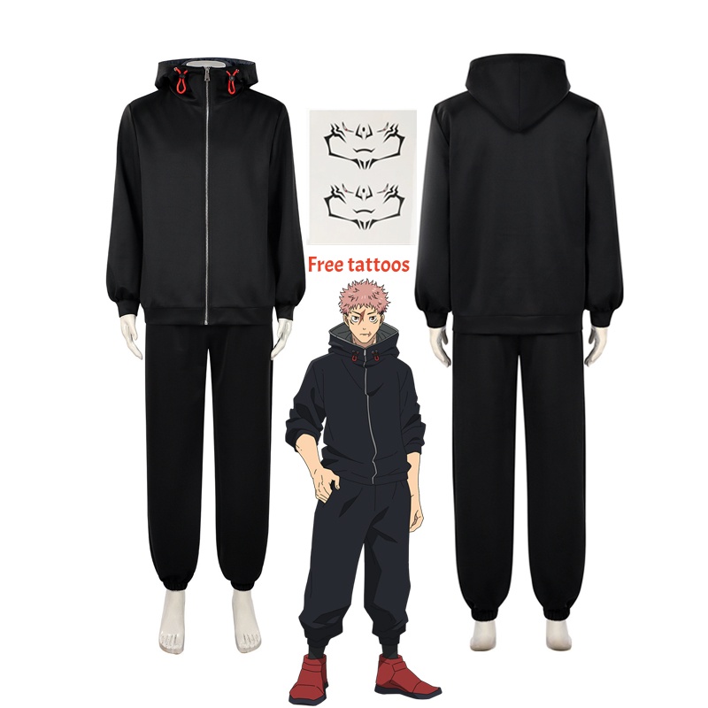 주주츠 케이센 이타도리 유지 코스프레 의상 세트 (가발 - Jujutsu Kaisen Uniform 리뷰 및 가격