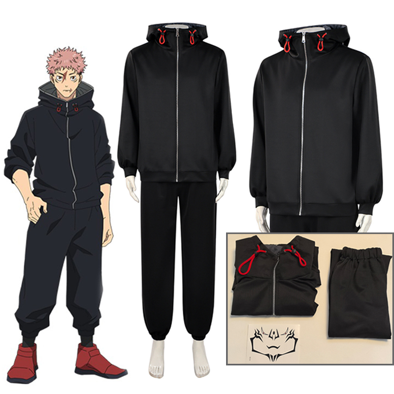 주주츠 케이센 이타도리 유지 코스프레 의상 세트 (가발 - Jujutsu Kaisen Uniform 리뷰 및 가격