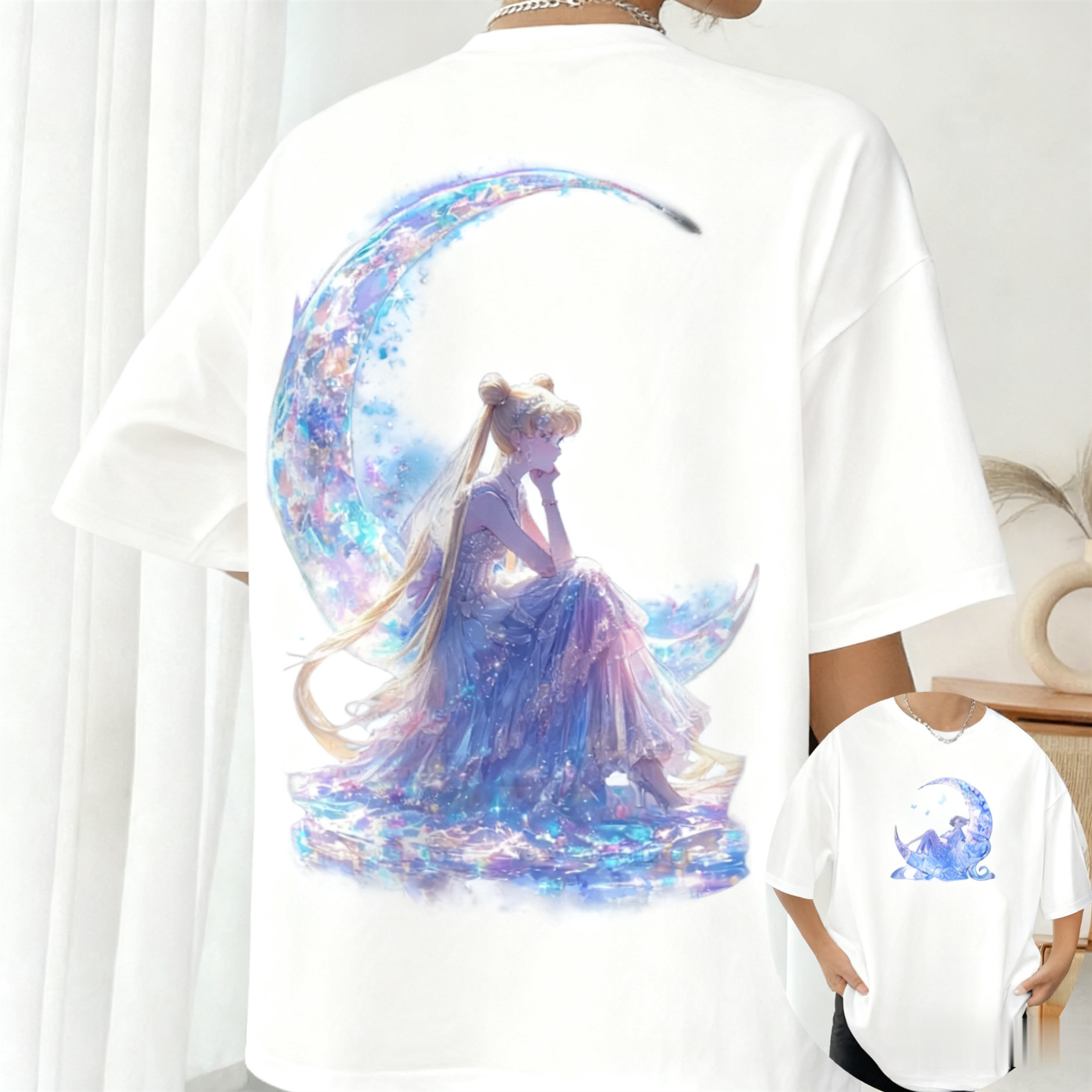 2026 세일러 문 애니메이션 프린트 여성용 코튼 퀄리 - Anime Cosplay Girlfriend 리뷰 및 가격