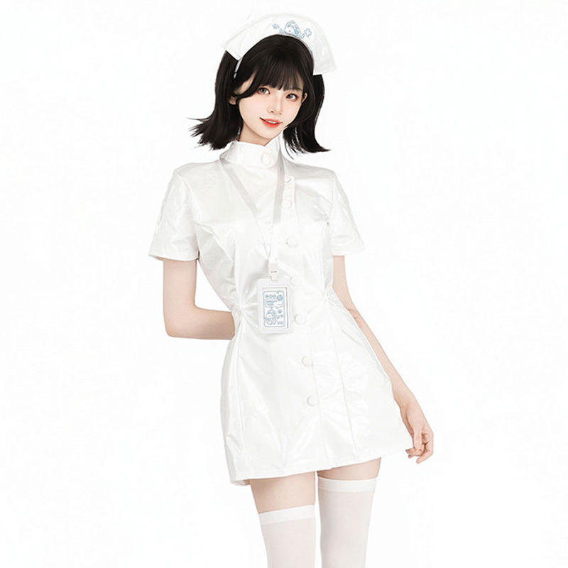 AniLV 애니메이션 고양이 의사 간호사 유니폼 PU  - Anime Cosplay Nurse 리뷰 및 가격
