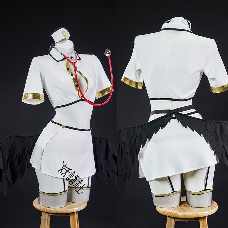 오버로드 알베도 간호사 코스프레 의상 애니메이션 게임  - Anime Cosplay Nurse 리뷰 및 가격