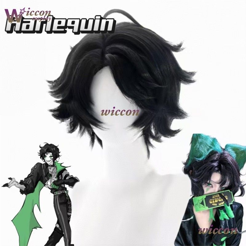 Mag The Freak Circus Pierrot C - Cosplay Anime Black Hair 리뷰 및 가격