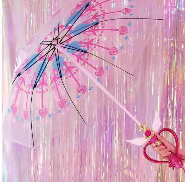 공주 귀여운 애니메이션 야광 세일러문 우산 핸드페인팅  - Sailor Moon Wand 리뷰 및 가격